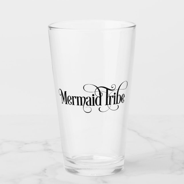 Mermaid Tribe Glass (Front)