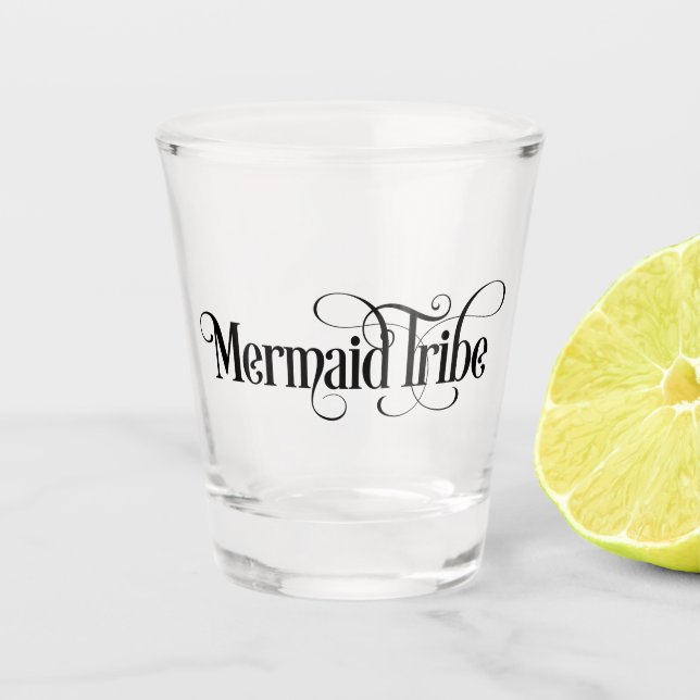 Mermaid Tribe Shot Glass (Front)