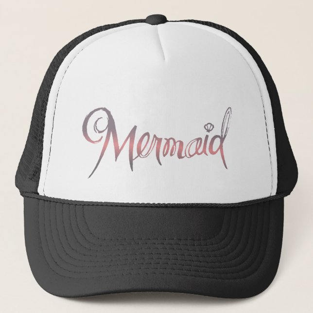 Mermaid Trucker Hat (Front)