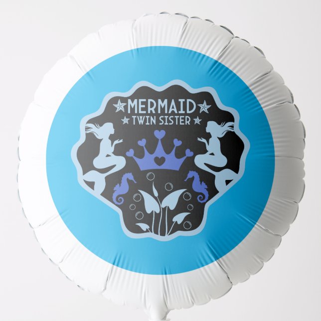  Mermaid Twin Sisters Balloon (Front)