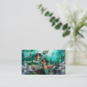 Mermaid Twins Business Cards (Standing Front)