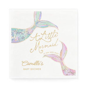 Mermaid Under the Sea Baby Shower Napkins