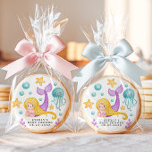 Mermaid Under the Sea Baby Shower Sugar Cookie