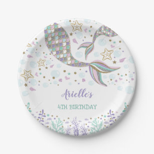 Ocean Party Sturdy Paper Plates - Stesha Party - birthday