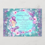 Mermaid Under the Sea Birthday Party Invitations