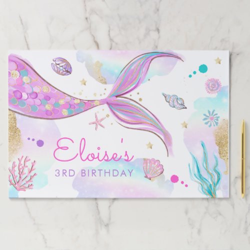 Mermaid Under The Sea Birthday Party Placemat 