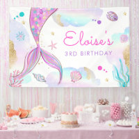 Mermaid Under The Sea Birthday Party Welcome