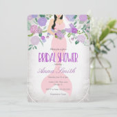 Mermaid under the sea bridal shower invite (Standing Front)