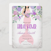 Mermaid under the sea bridal shower invite (Front/Back)
