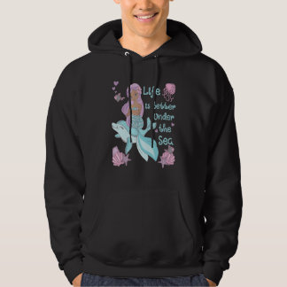 Mermaid  Under the Sea Cute Ocean Design Hoodie