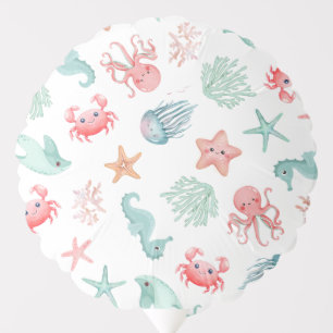 Mermaid Under the Sea Girls Birthday Balloon