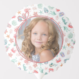 Mermaid Under the Sea Girls Birthday Balloon