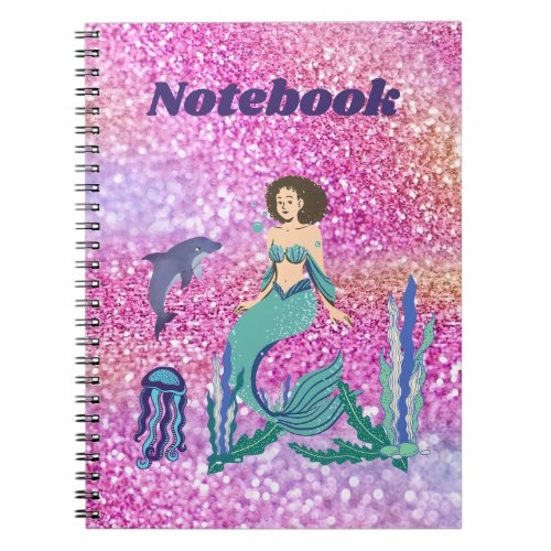 Mermaid Under the Sea Notebook