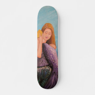 Mermaid Under The Sea Skateboard Deck