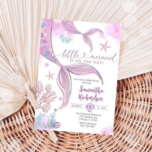 Mermaid Under the Sea Splish Splash Baby Shower