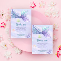 Mermaid Under the sea Thank you Baby shower