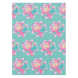 Mermaid  Undersea Celebration   Tablecloth