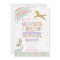 Mermaid & Unicorn Birthday Invitation Magic Party