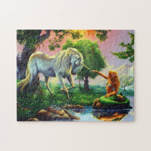 mermaid & unicorn jigsaw puzzle