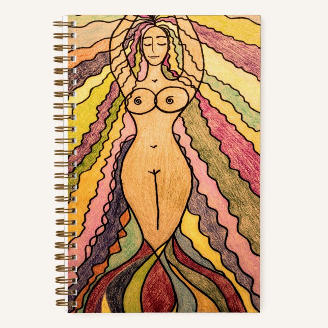 Mermaid Vintage Notebook (Front)