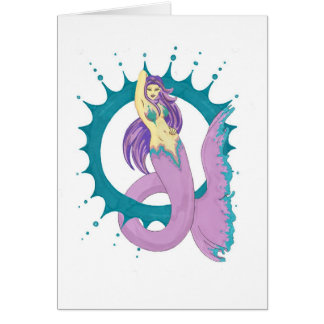 mermaid w/ circle cards