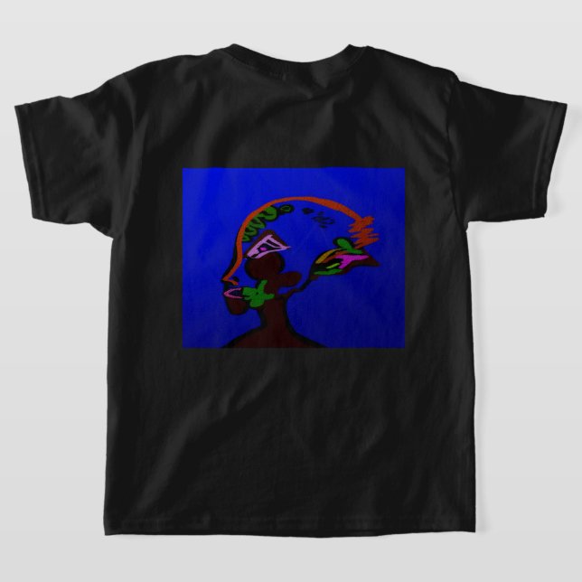 Mermaid Warrior Princess T-Shirt (Laydown Back)