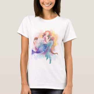 mermaid watercolor T-Shirt