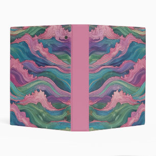 Mermaid Waves Mini Binder