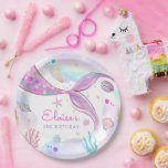 Mermaid Whimsical Under The Sea Birthday Party Paper Plates<br><div class="desc">Mermaid Whimsical Under The Sea Birthday Party Paper Plates 
All designs are © PIXEL PERFECTION PARTY LTD</div>