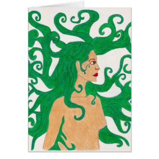 mermaid wild hair cards