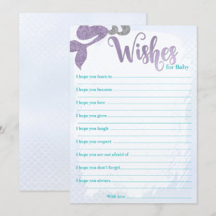 Mermaid Wishes for Baby Cards