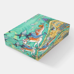 MERMAID WITCH, HALLOWEEN MERHORSE PAPERWEIGHT