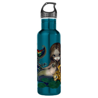"Mermaid with a Golden Dragon" Bottle