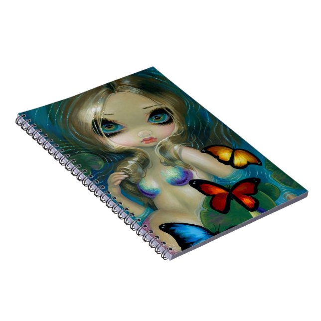 "Mermaid with Butterflies" Notebook (Right Side)