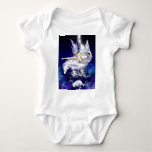 Mermaid with Dolphin Baby T-Shirt Bodysuit