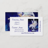 Mermaid with Dolphin Business Cards (Front/Back)