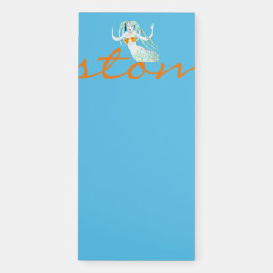 Mermaid with Dreadlocks Thunder_Cove Magnetic Notepad