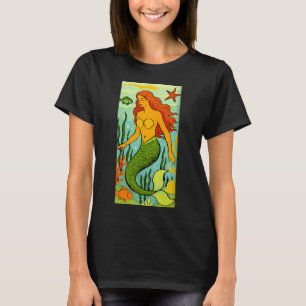 Mermaid with Fish T-Shirt