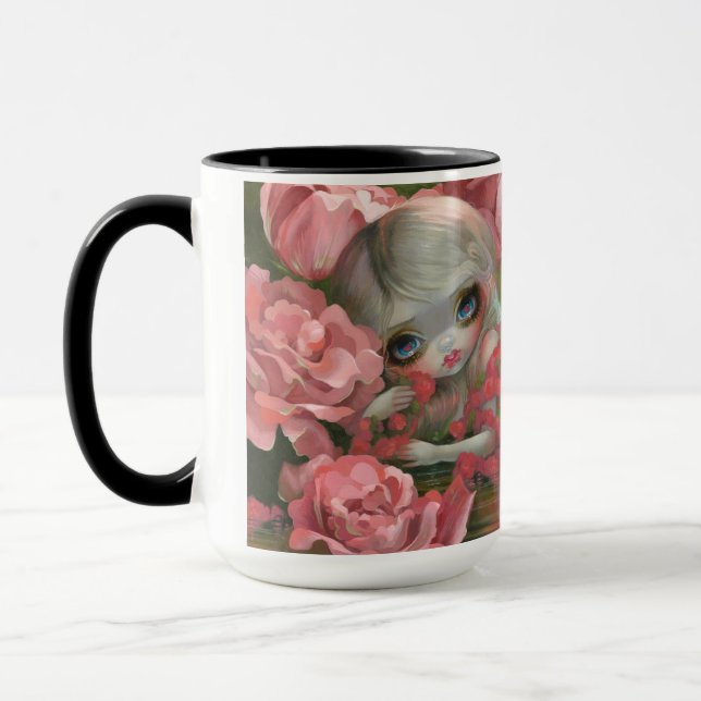 "mermaid with Roses" Mug (Left)