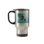 Mermaid with Sea Turtle Travel Mug