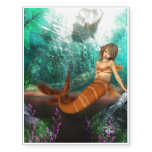 Mermaid with Shipwreck Temporary Tattoos