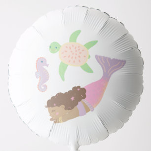 Mermaid with Turtle Large Balloon