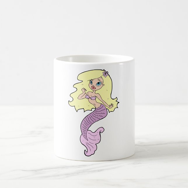 Mermaid With Yellow Hair Coffee Mug (Creator Uploaded)