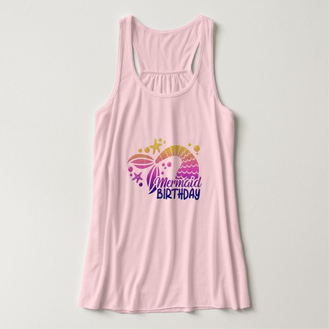 Mermaid Womens Plus Size  Tank Top (Design Front)