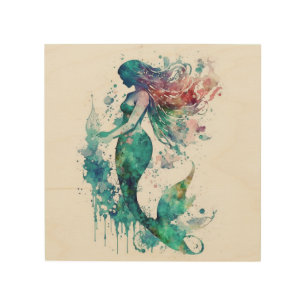Mermaid Wood Wall Art