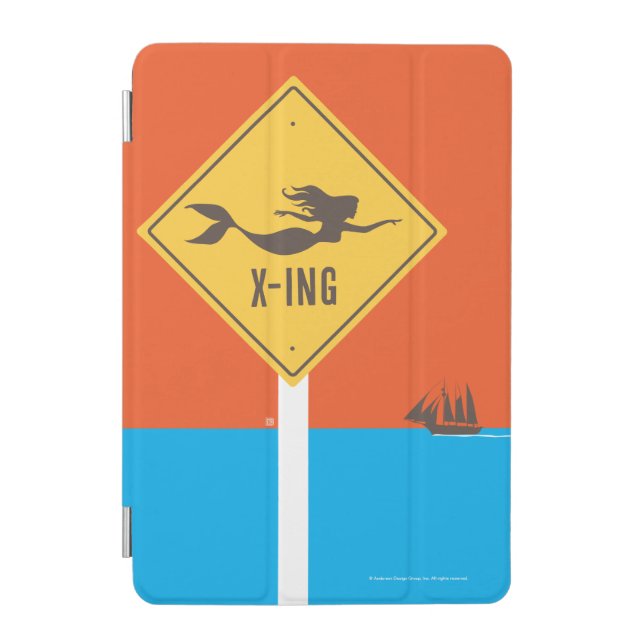 Mermaid X-ing iPad Mini Cover (Front)