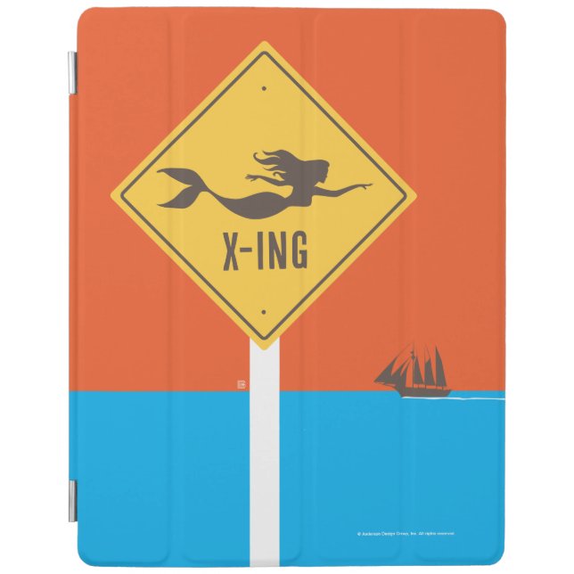 Mermaid X-ing iPad Smart Cover (Front)