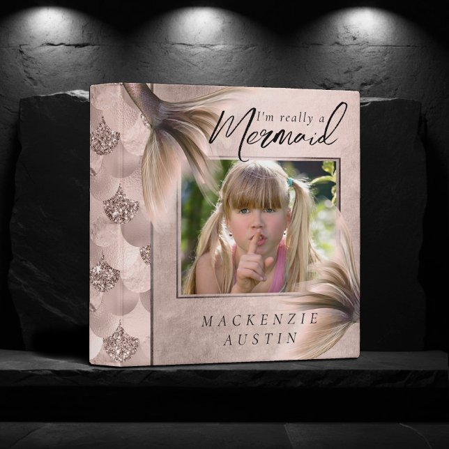 #MermaidLife Album | Really a Mermaid Quote 3 Ring Binder (Creator Uploaded)
