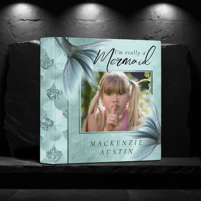 #MermaidLife Album | Really a Mermaid Quote 3 Ring Binder (Creator Uploaded)