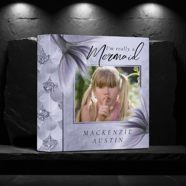 #MermaidLife Album | Really a Mermaid Quote 3 Ring Binder (Creator Uploaded)